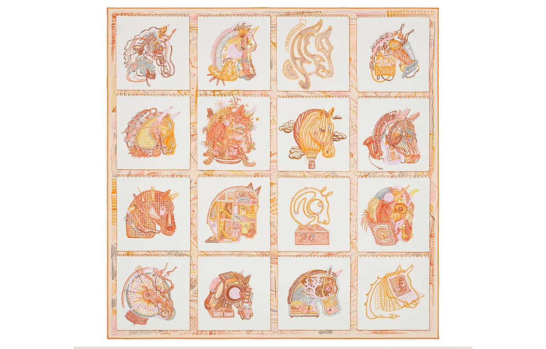 Chevaloscope Шелковые Шарфы Унисекс HERMES
Chevaloscope Шелковые Шарфы Унисекс HERMES