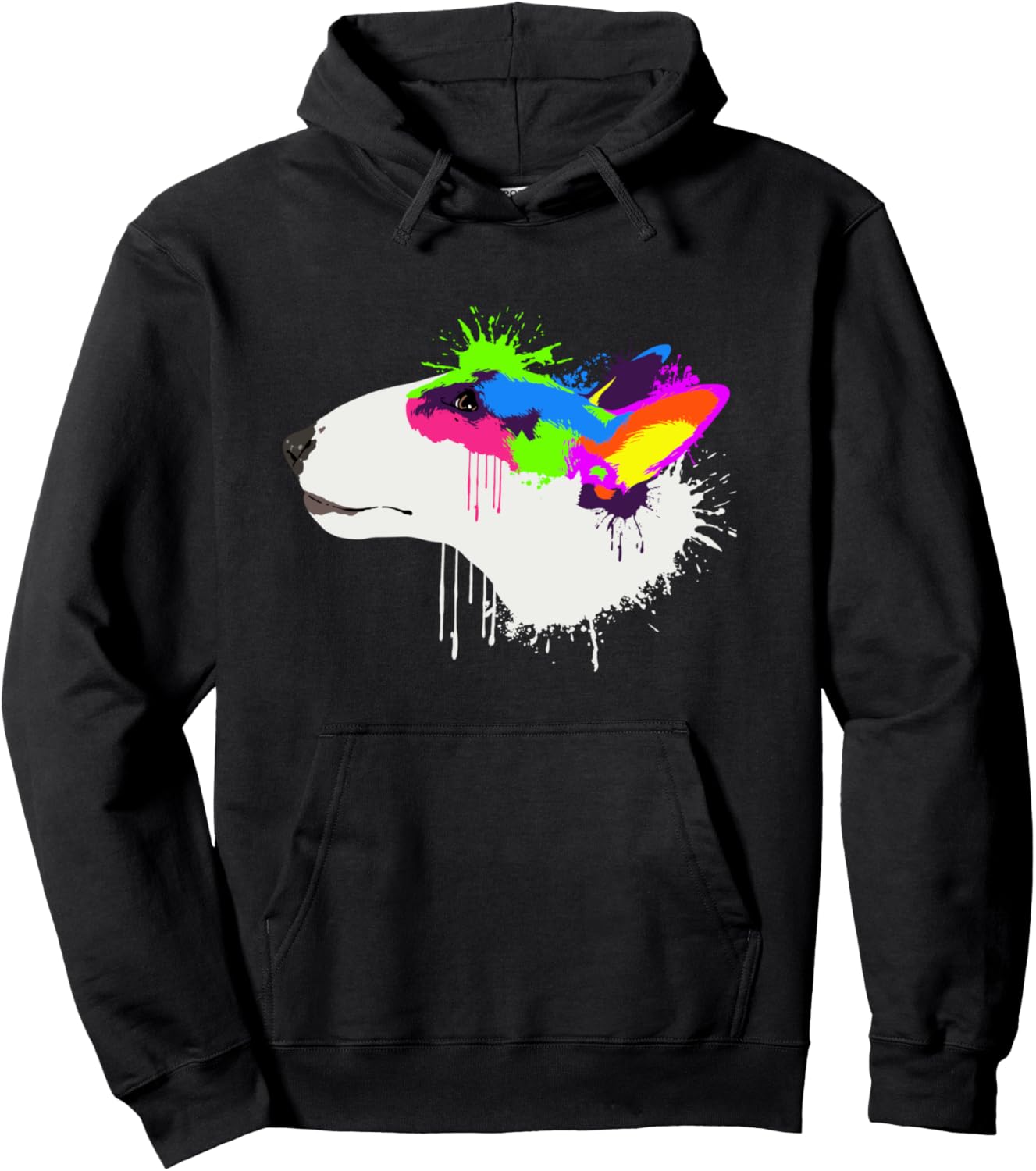 Толстовка с капюшоном Splash Art в виде бультерьера - идеальный подарок для владельца собаки Colorful Bull Terrier Dog Gift, черный
Толстовка с капюшоном Splash Art в виде бультерьера - идеальный подарок для владельца собаки Colorful Bull Terrier Dog Gift, черный