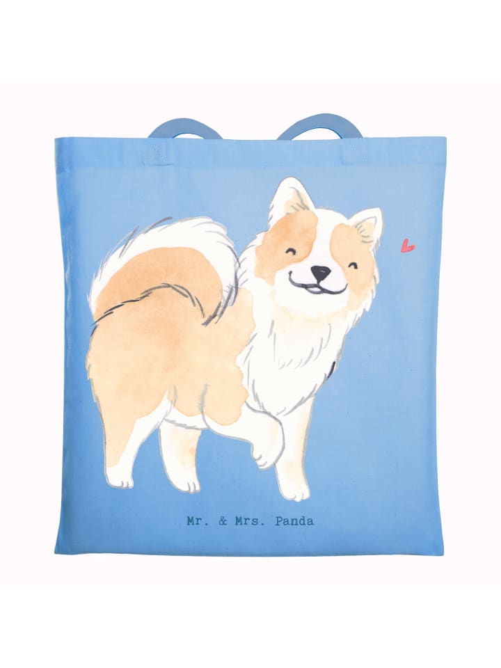Mr. & Mrs. Panda Джутовая сумка с изображением исландской собаки-спасателя без надписи, небесно-голубого цвета
Mr. & Mrs. Panda Джутовая сумка с изображением исландской собаки-спасателя без надписи, небесно-голубого цвета