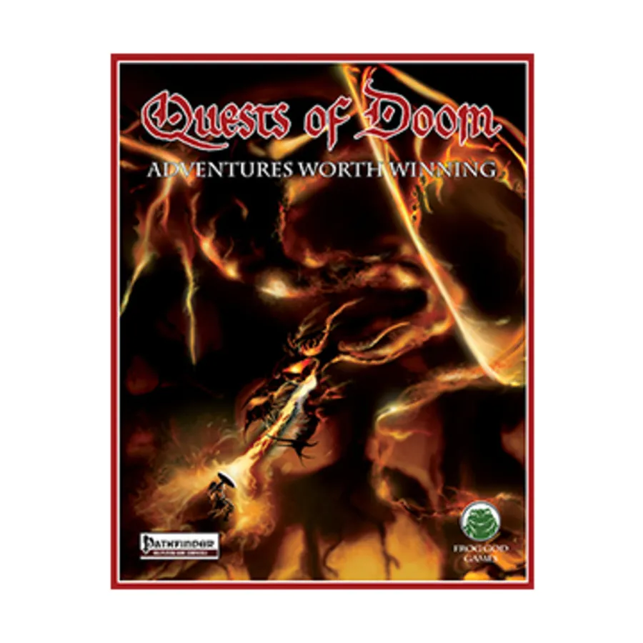 Quests of Doom Complete w/PDF (Pathfinder), Pathfinder Adventures (Frog God Games), твердый переплет
Quests of Doom Complete w/PDF (Pathfinder), Pathfinder Adventures (Frog God Games), твердый переплет