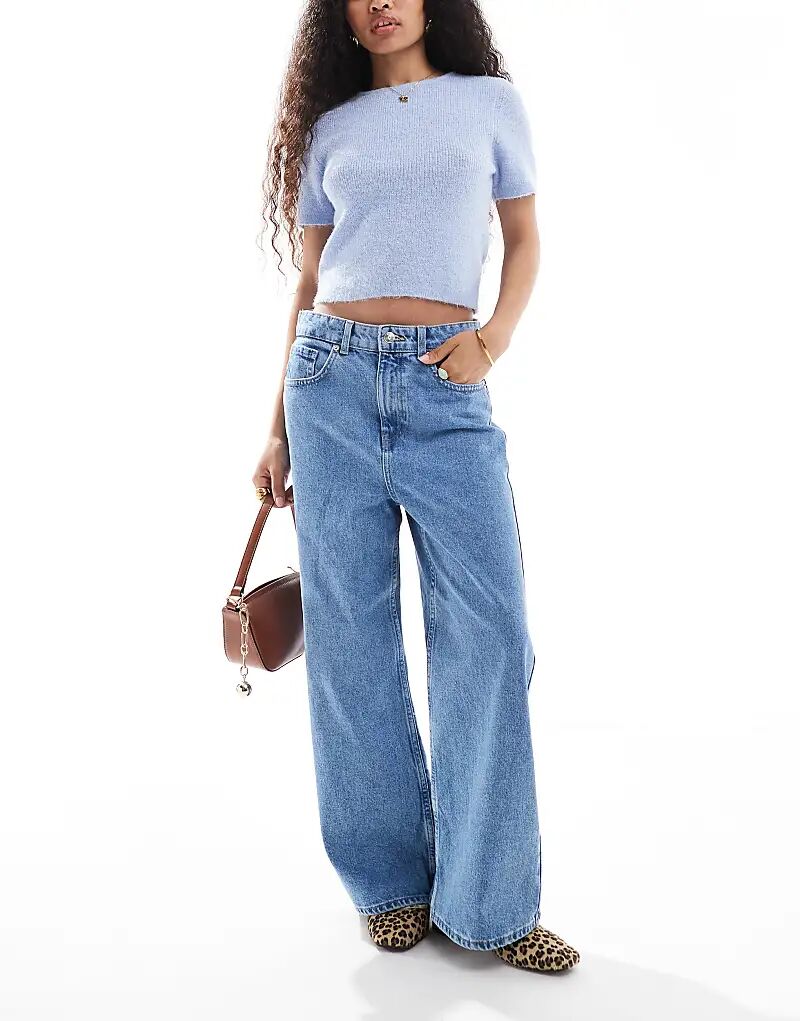 Джинсы Maisie с заниженной талией и широкими штанинами светло-голубого цвета ONLY
Джинсы Maisie с заниженной талией и широкими штанинами светло-голубого цвета ONLY