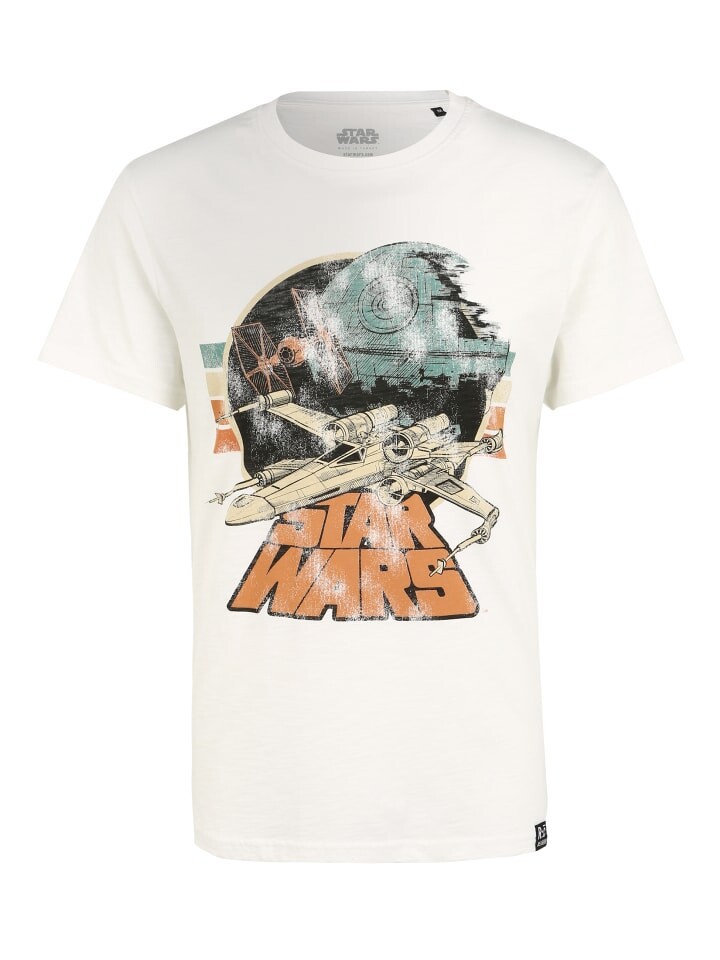 Футболка Re:Covered T-Shirt Star Wars Empire Strikes Back Retro X-Wing, белый 
Футболка Re:Covered T-Shirt Star Wars Empire Strikes Back Retro X-Wing, белый