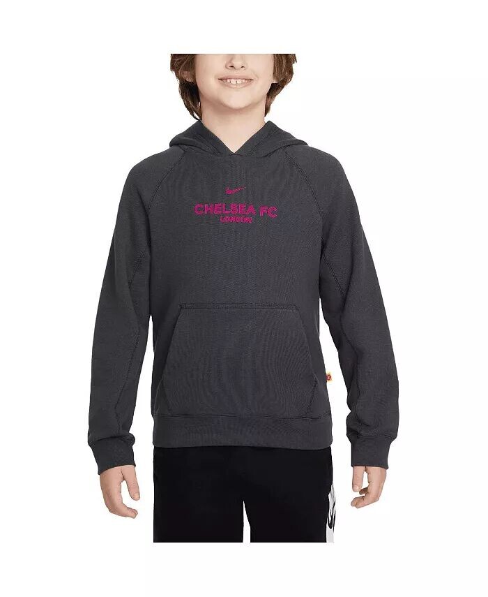 Толстовка с капюшоном Chelsea Third Air для больших мальчиков и девочек в антрацитовом цвете Nike
Толстовка с капюшоном Chelsea Third Air для больших мальчиков и девочек в антрацитовом цвете Nike