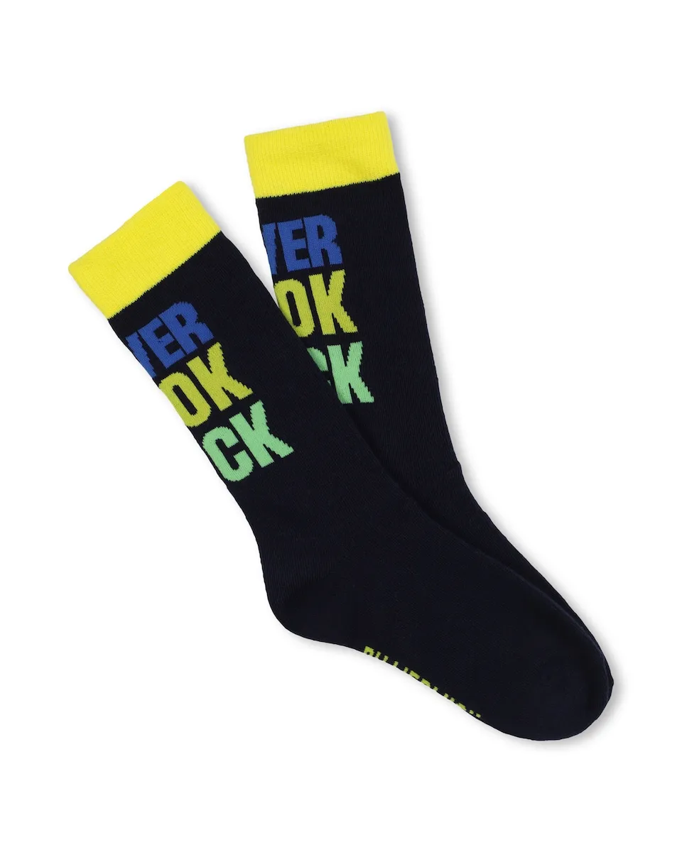 Детские носки синего цвета с крупным узором Billieblush
Детские носки синего цвета с крупным узором Billieblush