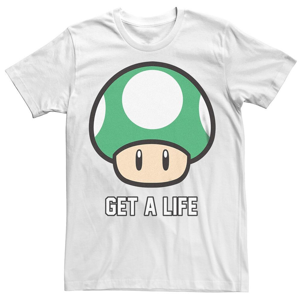 Мужская футболка Super Mario Bros 1-UP с рисунком гриба Get a Life Licensed Character, белый
Мужская футболка Super Mario Bros 1-UP с рисунком гриба Get a Life Licensed Character, белый