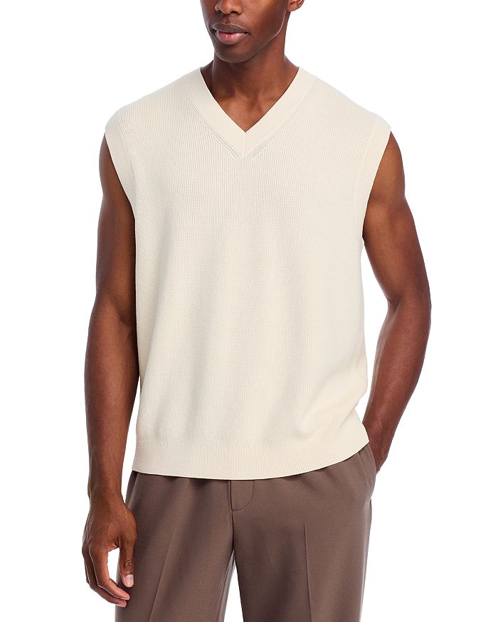 Вязаный жилет с V-образным вырезом Theory, слоновая кость/кремовый
Вязаный жилет с V-образным вырезом Theory, слоновая кость/кремовый