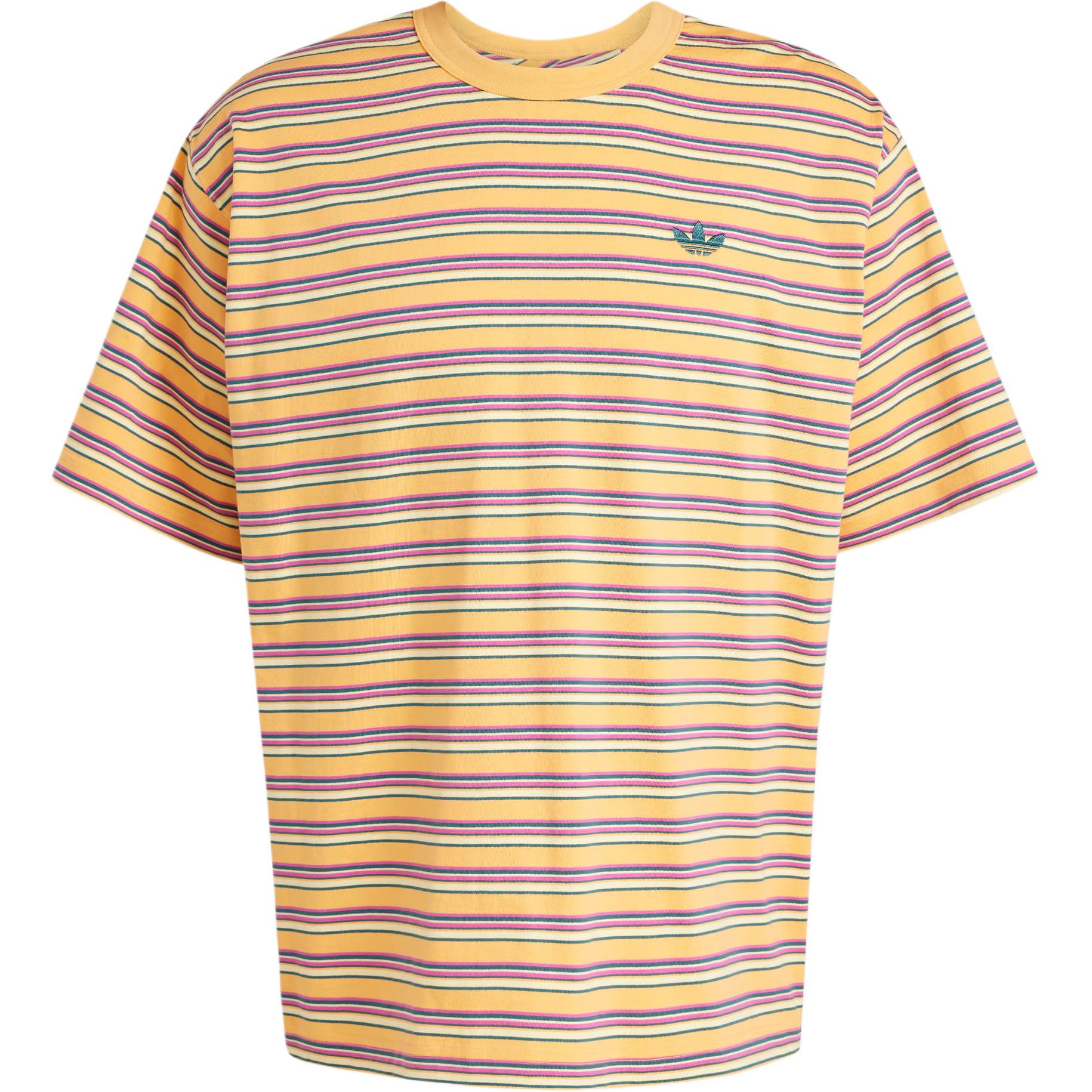 Футболка в полоску Adidas Originals, желтый/розовый/зеленый
Футболка в полоску Adidas Originals, желтый/розовый/зеленый