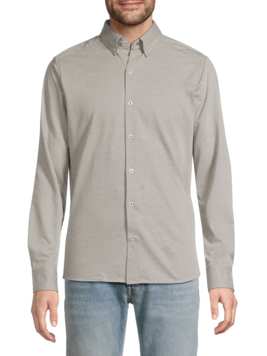 Однотонная рубашка с воротником на пуговицах American Heritage, серый
Однотонная рубашка с воротником на пуговицах American Heritage, серый