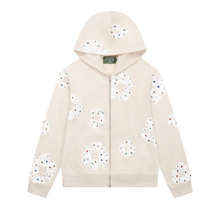 Худи Denim Tears Rhinestone Wreath Zip Hoodie Oatmeal, кремовый
Худи Denim Tears Rhinestone Wreath Zip Hoodie Oatmeal, кремовый