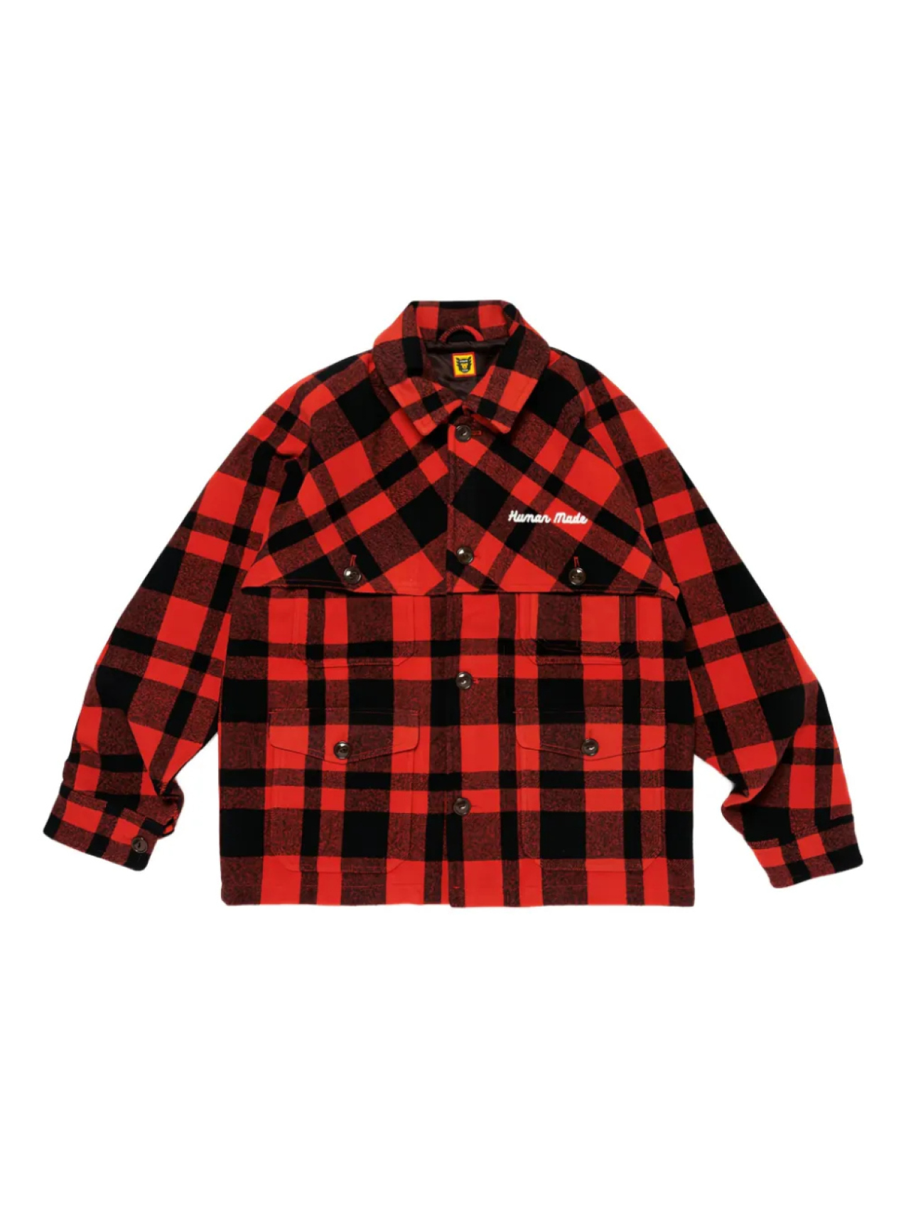 Куртка-рубашка в клетку от Human Made, красный
Куртка-рубашка в клетку от Human Made, красный
