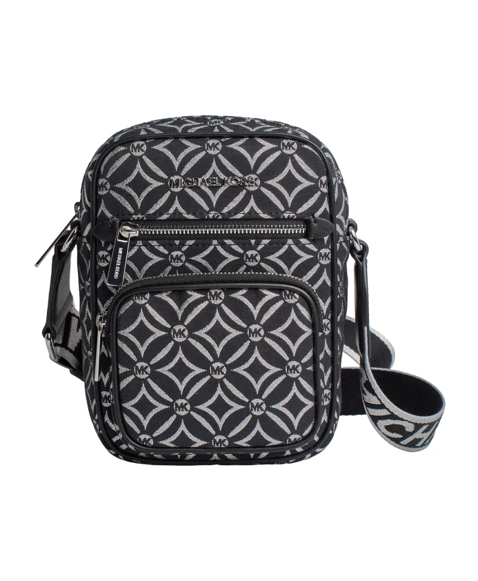Элегантная жаккардовая сумка через плечо с логотипом. Michael Kors, черный
Элегантная жаккардовая сумка через плечо с логотипом. Michael Kors, черный