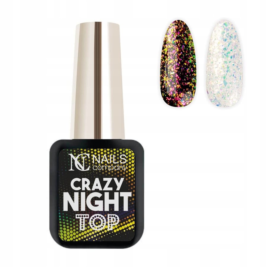 Top NC Nails Pink Crazy Night 6 мл 
Top NC Nails Pink Crazy Night 6 мл