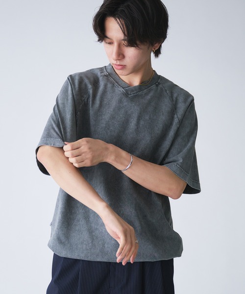 Футболка винтажная с V-образным вырезом и шнурком Adoon Plain, серый
Футболка винтажная с V-образным вырезом и шнурком Adoon Plain, серый