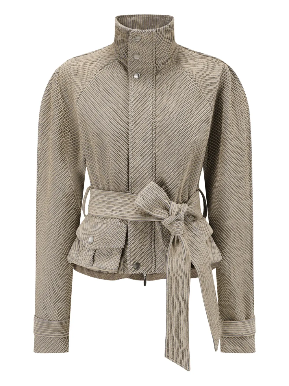 Жакет с поясом в елочку OUDE WAAG, нейтральный
Жакет с поясом в елочку OUDE WAAG, нейтральный