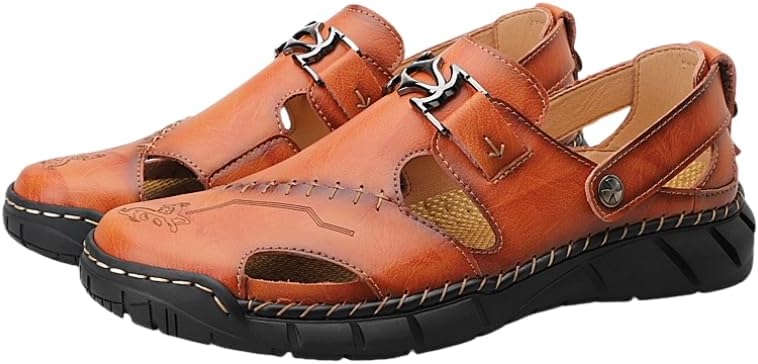 Hhhchpm Пара летних сандалий, модные мокасины с открытым носком, для пляжного отдыха, отлично подходят для вождения и ходьбы, повседневные пляжные туфли, коричневый
Hhhchpm Пара летних сандалий, модные мокасины с открытым носком, для пляжного отдыха, отлично подходят для вождения и ходьбы, повседневные пляжные туфли, коричневый