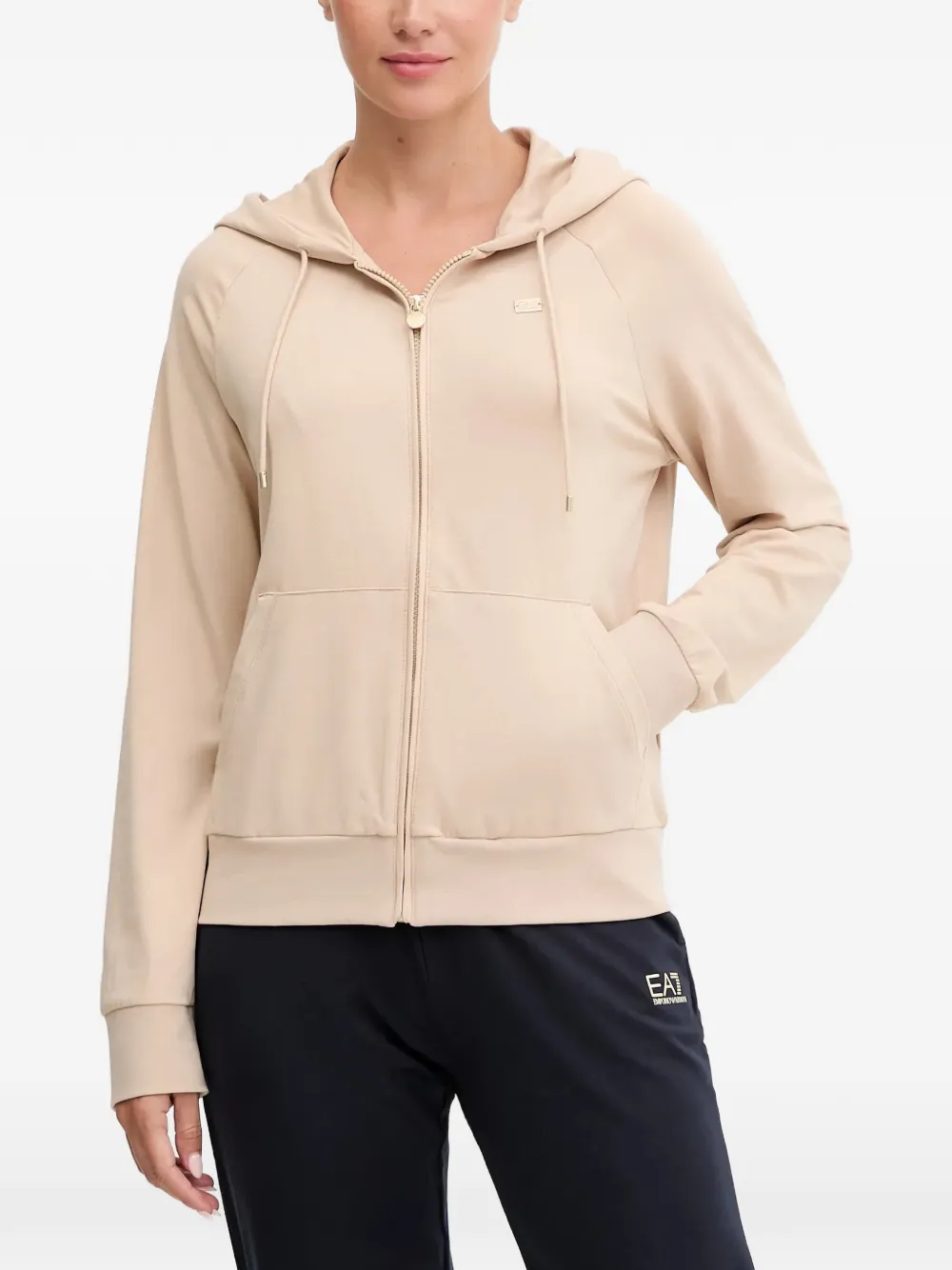 Худи на молнии Ea7 Emporio Armani, нейтральный
Худи на молнии Ea7 Emporio Armani, нейтральный