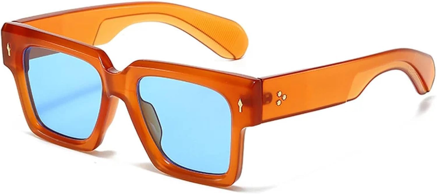 Солнцезащитные очки с защитой от УФ-излучения UV400 | Крупные женские очки с декоративными заклепками для занятий спортом на открытом воздухе и вождения DSVIGF, Orange Blue
Солнцезащитные очки с защитой от УФ-излучения UV400 | Крупные женские очки с декоративными заклепками для занятий спортом на открытом воздухе и вождения DSVIGF, Orange Blue