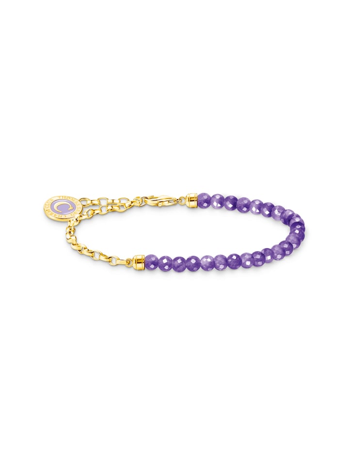 Thomas Sabo Браслет Member Charm с подвесками, звеньями и имитацией аметиста в золотом и фиолетовом исполнении
Thomas Sabo Браслет Member Charm с подвесками, звеньями и имитацией аметиста в золотом и фиолетовом исполнении