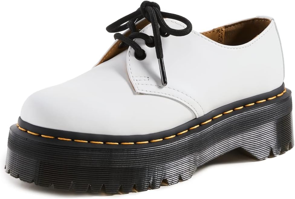 Dr. Martens unisex-adult womens 1461 Smooth Leather Shoes, White Polished Smooth
Dr. Martens unisex-adult womens 1461 Smooth Leather Shoes, White Polished Smooth