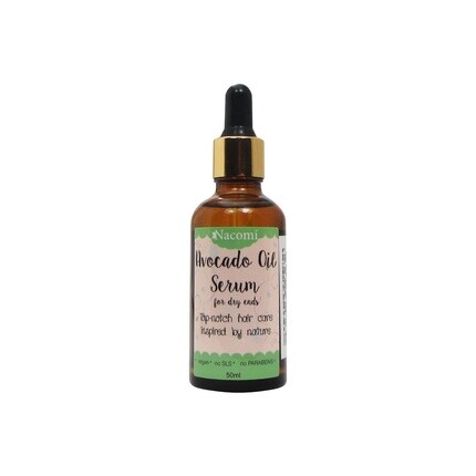 Nacomi Натуральная веганская сыворотка с маслом авокадо для сухих кончиков 50 мл
Nacomi Натуральная веганская сыворотка с маслом авокадо для сухих кончиков 50 мл