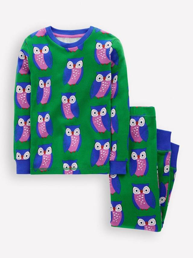 Детский хлопковый пижамный комплект с совой, светящейся в темноте Mini Boden, Green
Детский хлопковый пижамный комплект с совой, светящейся в темноте Mini Boden, Green