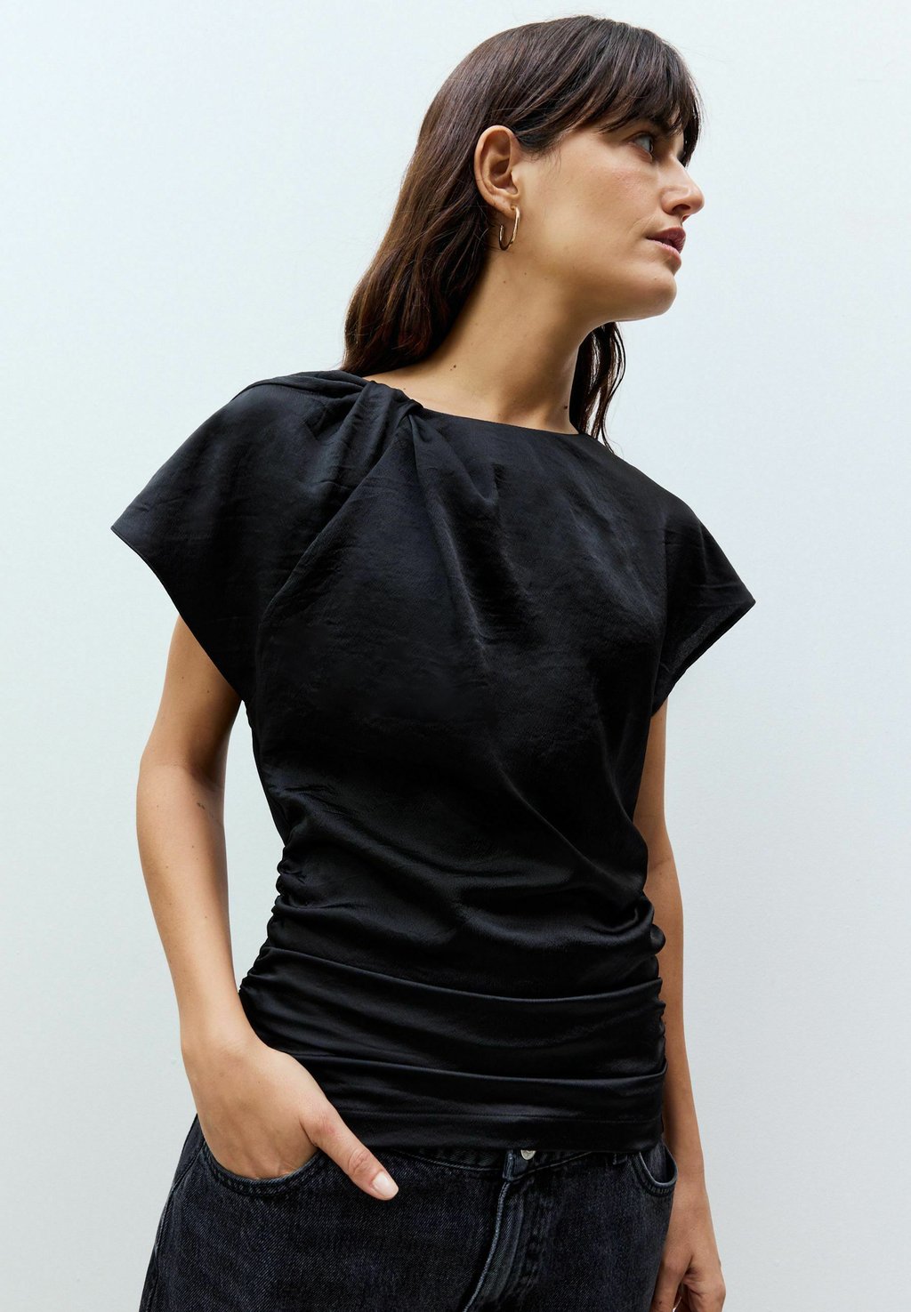 Блуза Print T-shirt Next, черный 
Блуза Print T-shirt Next, черный