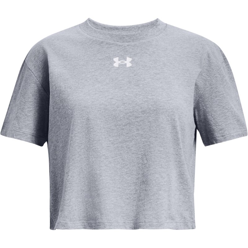 Рубашка ua crop sportsstyle logo ss Under Armour, цвет steel light heather
Рубашка ua crop sportsstyle logo ss Under Armour, цвет steel light heather