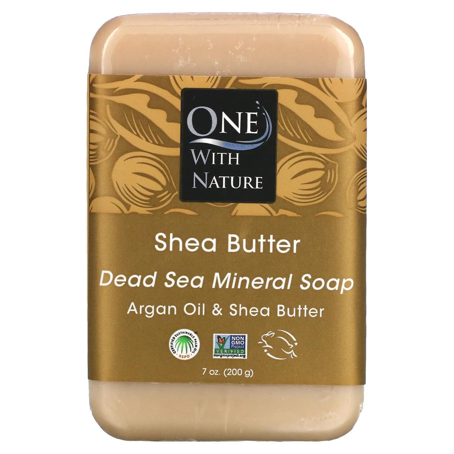 One with Nature Triple Milled Mineral Soap Bar Shea Butter 7 oz (200 g)
One with Nature Triple Milled Mineral Soap Bar Shea Butter 7 oz (200 g)