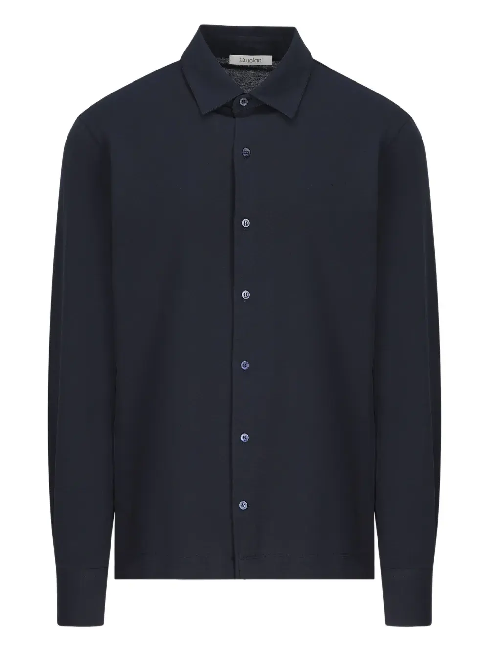 Рубашка с манжетами на пуговицах Cruciani, синий
Рубашка с манжетами на пуговицах Cruciani, синий