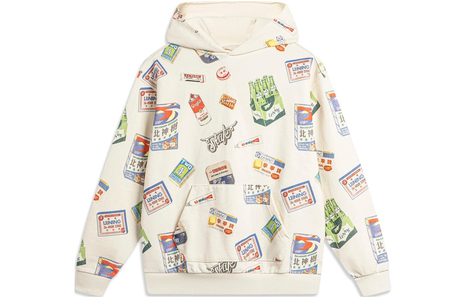 Толстовка для скейтборда унисекс, цвет белый Lining, кремовый
Толстовка для скейтборда унисекс, цвет белый Lining, кремовый