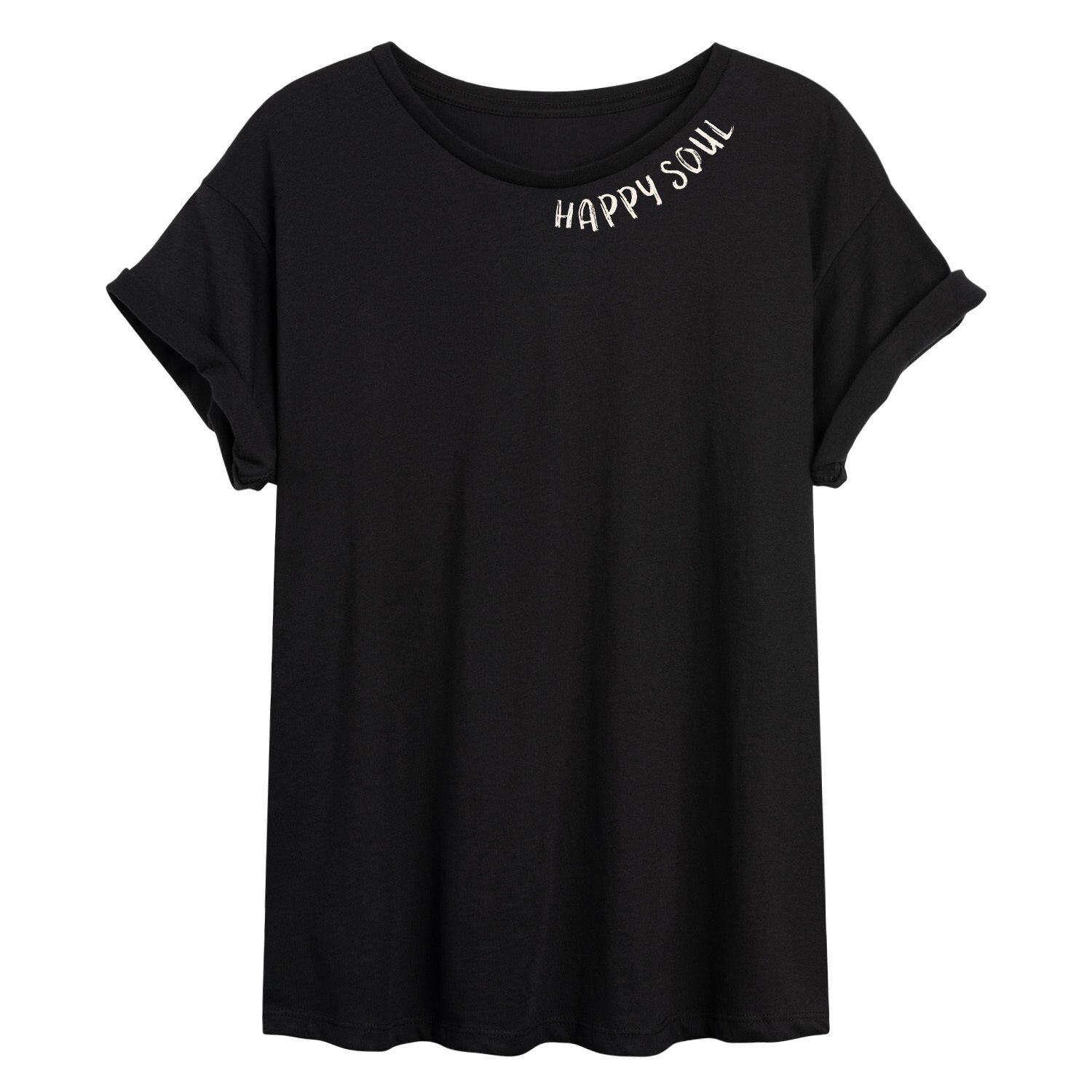 Детская струящаяся футболка с вырезом «Happy Soul» Licensed Character
Детская струящаяся футболка с вырезом «Happy Soul» Licensed Character