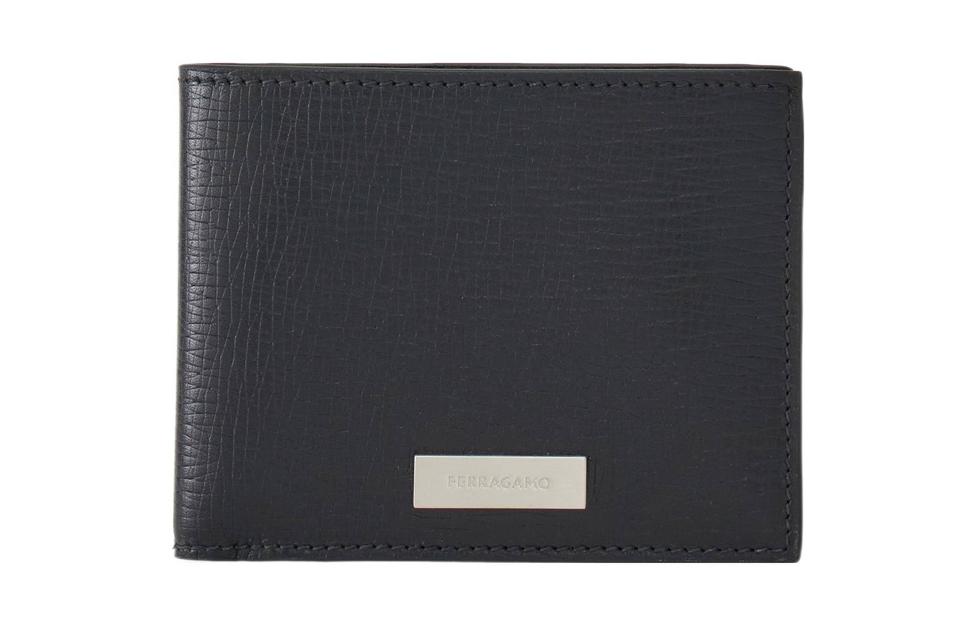 Ferragamo Мужской кошелек из кованой телячьей кожи, черный
Ferragamo Мужской кошелек из кованой телячьей кожи, черный