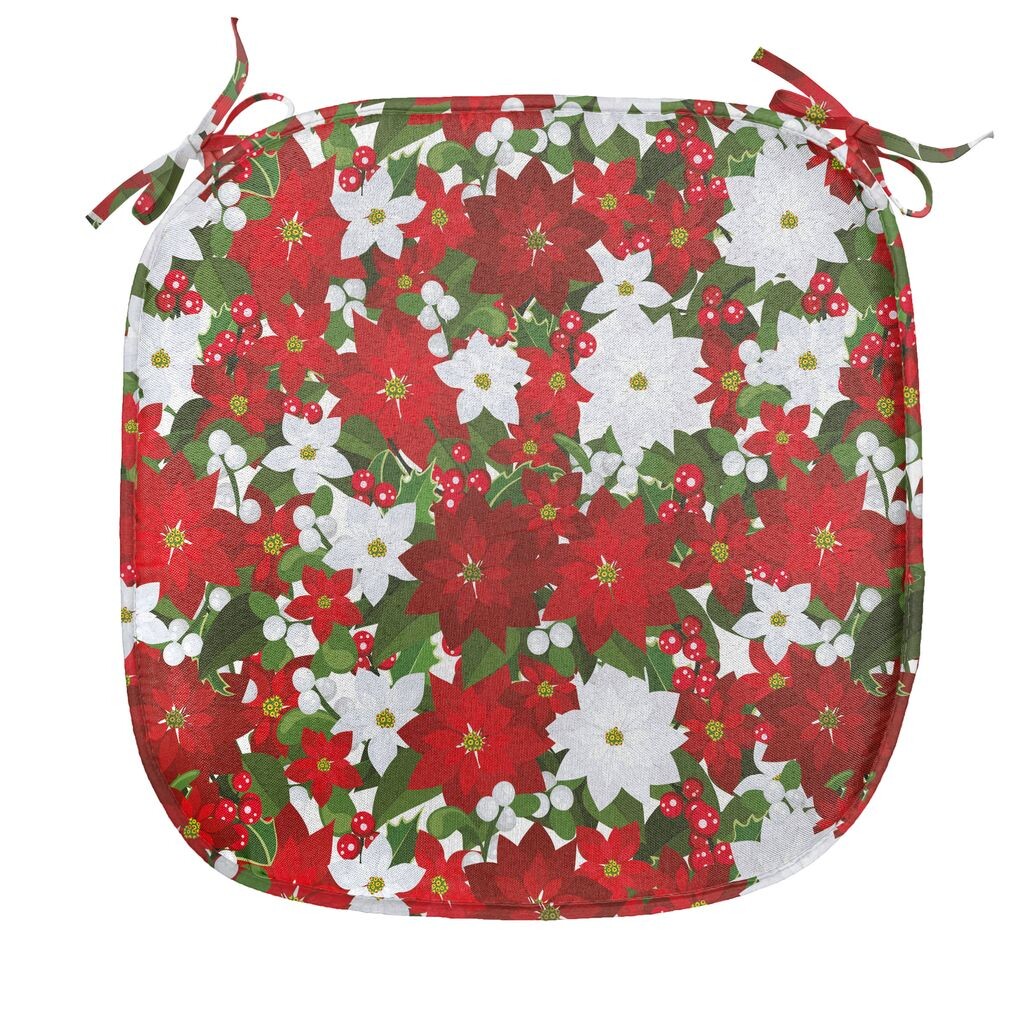 ABAKUHAUS Рождественская подушка для обеденного стула Holly Mistletoe Декоративная водонепроницаемая подушка с ремнями для кухонных сидений 40 см x 40 см Белый Красный Зеленый
ABAKUHAUS Рождественская подушка для обеденного стула Holly Mistletoe Декоративная водонепроницаемая подушка с ремнями для кухонных сидений 40 см x 40 см Белый Красный Зеленый