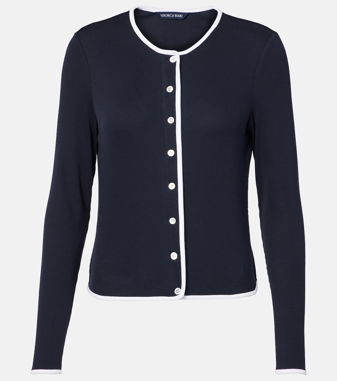 Кардиган Wilmer из хлопковой смеси Veronica Beard, темно-синий
Кардиган Wilmer из хлопковой смеси Veronica Beard, темно-синий