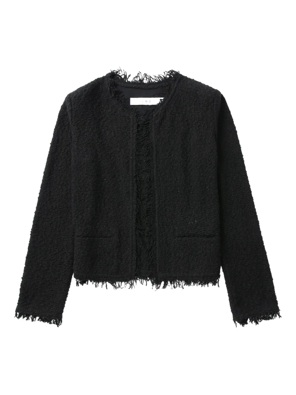 Твидовый жакет Shavani с бахромой IRO, черный
Твидовый жакет Shavani с бахромой IRO, черный