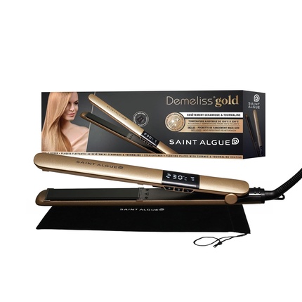 Выпрямитель для волос DEMELISS SAINT ALGUE Gold 2-в-1. Защита гладких и волнистых волос. Температура от 150°C до 230°C. Тонкие пластины. Выпрямление от корней.
Выпрямитель для волос DEMELISS SAINT ALGUE Gold 2-в-1. Защита гладких и волнистых волос. Температура от 150°C до 230°C. Тонкие пластины. Выпрямление от корней.