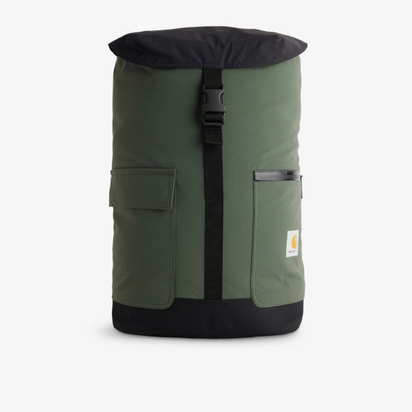 Рюкзак тканый Carhartt Wip Bowden с логотипом-нашивкой, зеленый 
Рюкзак тканый Carhartt Wip Bowden с логотипом-нашивкой, зеленый