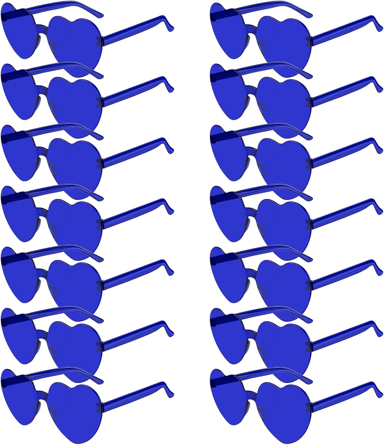 Набор из 14 солнцезащитных очков в форме сердца для женщин, без оправы, очки в форме сердца, оптом, солнцезащитные очки конфетных цветов для Марди Гра, для вечеринки BOUBONI, Blue
Набор из 14 солнцезащитных очков в форме сердца для женщин, без оправы, очки в форме сердца, оптом, солнцезащитные очки конфетных цветов для Марди Гра, для вечеринки BOUBONI, Blue