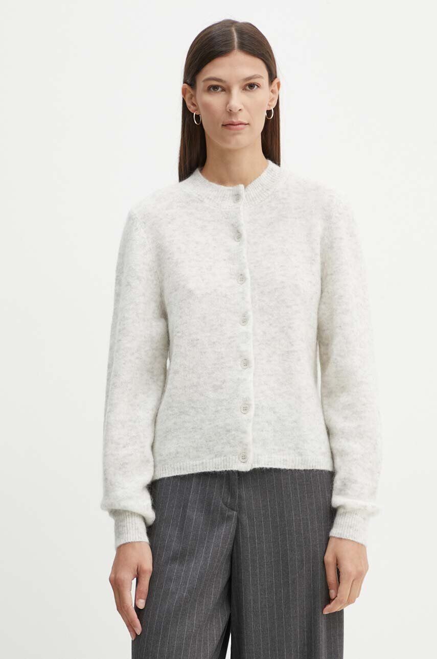Шерстяной кардиган Gestuz, серый 
Шерстяной кардиган Gestuz, серый