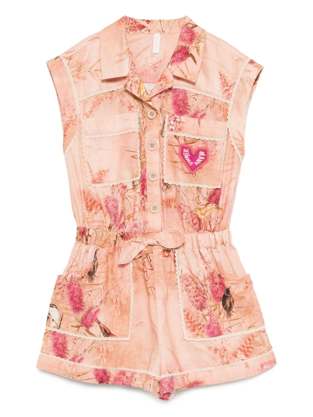 Ромпер Cascadian с цветочным принтом ZIMMERMANN Kids, розовый
Ромпер Cascadian с цветочным принтом ZIMMERMANN Kids, розовый