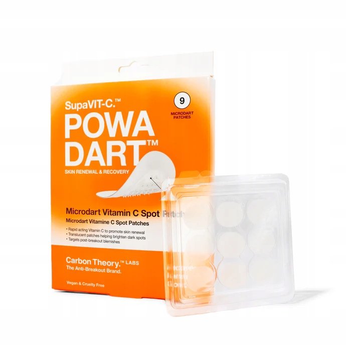 Микроигольчатые пластыри Powa Dart с витамином C, SupaVit-C 9 шт., Carbon Theory
Микроигольчатые пластыри Powa Dart с витамином C, SupaVit-C 9 шт., Carbon Theory