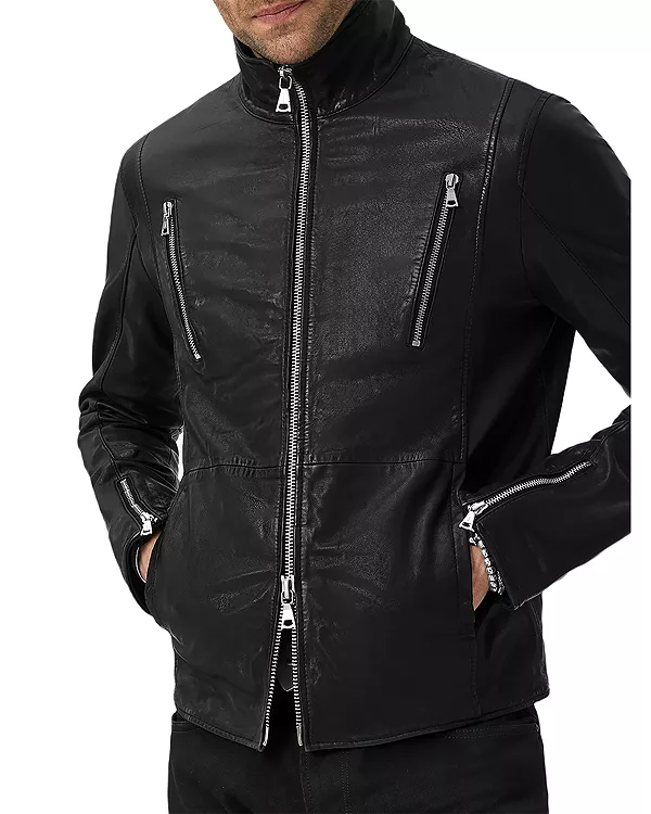 Куртка гонщика Джареда John Varvatos, черный
Куртка гонщика Джареда John Varvatos, черный