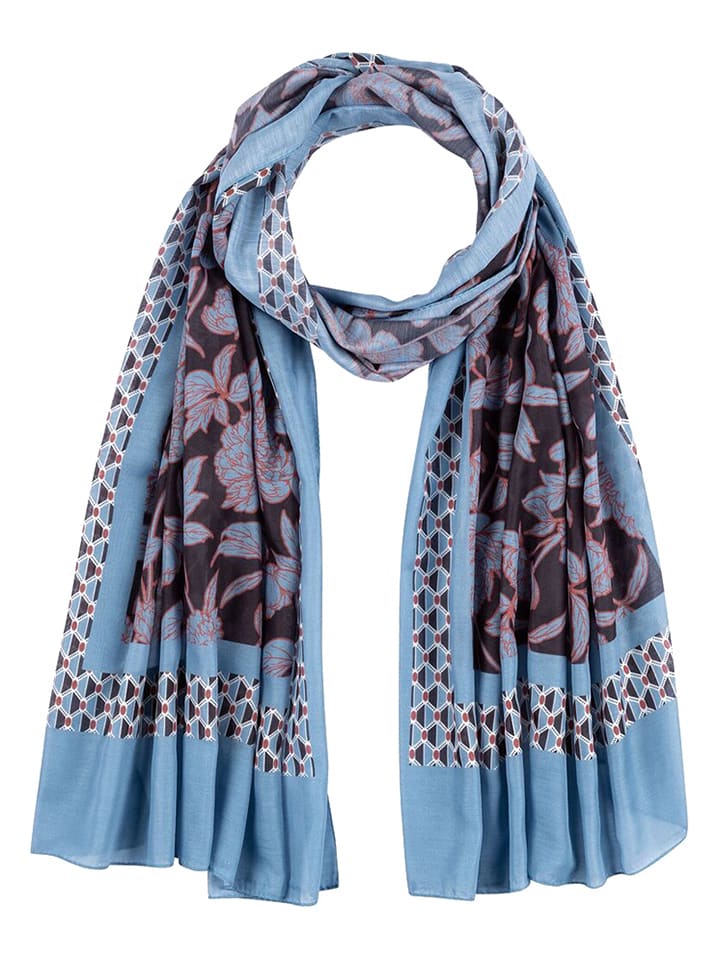 More & More Шарф сине-коричневого цвета
More & More Шарф сине-коричневого цвета