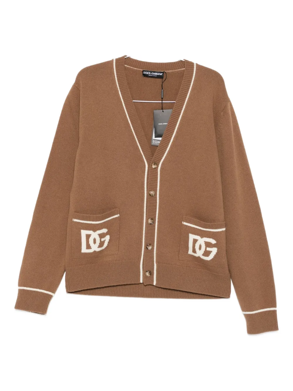 Кардиган из натуральной шерсти DOLCE & GABBANA, коричневый
Кардиган из натуральной шерсти DOLCE & GABBANA, коричневый