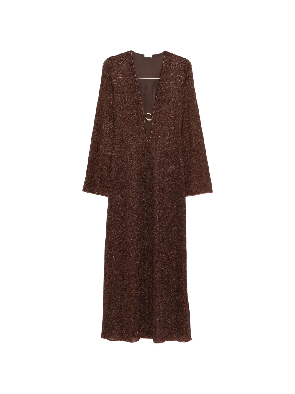 Макси-платье с V-образным вырезом Oséree, коричневый
Макси-платье с V-образным вырезом Oséree, коричневый