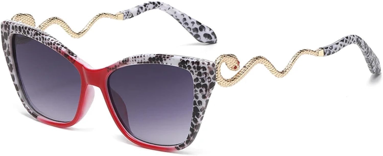 Солнцезащитные очки с защитой от УФ-излучения UV400 | «Кошачий глаз», большая оправа, градиентный оттенок | Для женщин и мужчин, для занятий спортом на открытом воздухе и вождения DSVIGF, Black Red Gradient
Солнцезащитные очки с защитой от УФ-излучения UV400 | «Кошачий глаз», большая оправа, градиентный оттенок | Для женщин и мужчин, для занятий спортом на открытом воздухе и вождения DSVIGF, Black Red Gradient