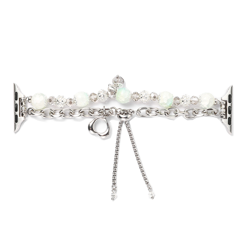 IBOANN Часы Strap Apple Compatibility Glass Beads Retractable Chain Material, Glass Beads Retractable Chain Strap-White
IBOANN Часы Strap Apple Compatibility Glass Beads Retractable Chain Material, Glass Beads Retractable Chain Strap-White