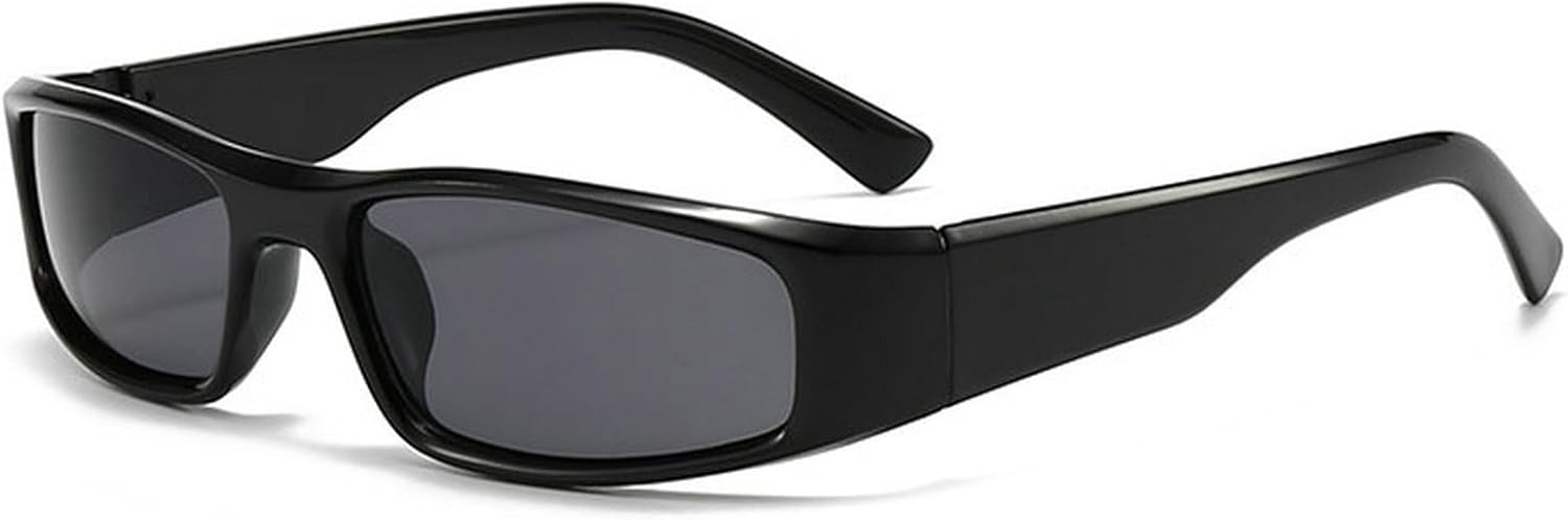 Прямоугольные солнцезащитные очки для женщин в винтажном стиле Y2K, узкие солнцезащитные очки для мужчин, для занятий спортом на открытом воздухе, велоспортом, вождением, защита от УФ-излучения UV400 mincl, Black
Прямоугольные солнцезащитные очки для женщин в винтажном стиле Y2K, узкие солнцезащитные очки для мужчин, для занятий спортом на открытом воздухе, велоспортом, вождением, защита от УФ-излучения UV400 mincl, Black