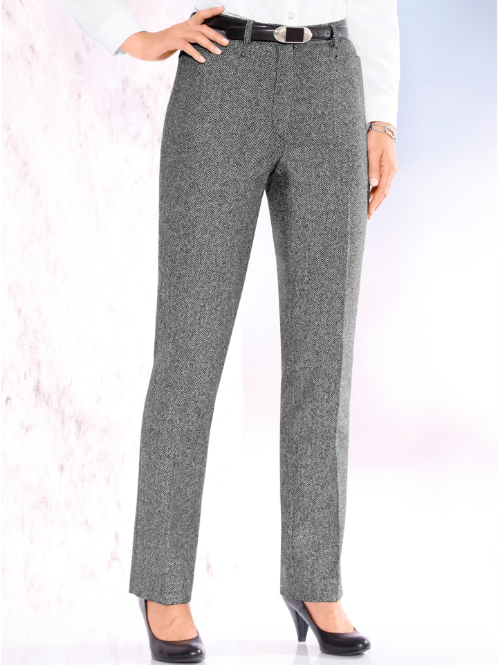 Брюки со стрелками в черно-белую елочку come on
Брюки со стрелками в черно-белую елочку come on