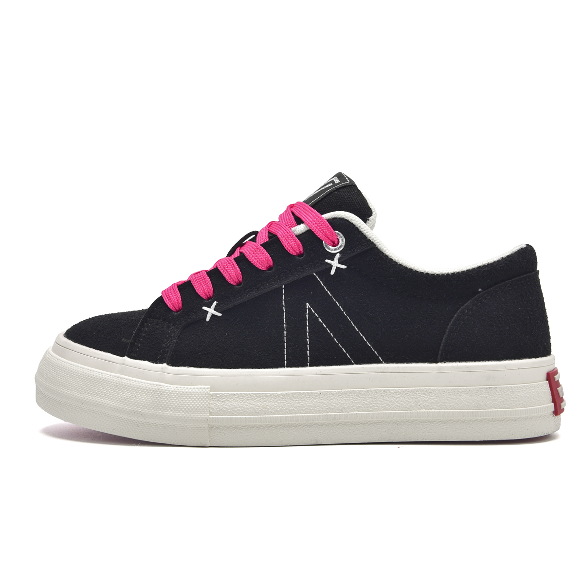 7 SEVFUN Износостойкие дышащие низкие скейтерские кроссовки унисекс розово-зеленые непарные черные с розовыми шнурками, цвет Black (Pink Shoe Laces)
7 SEVFUN Износостойкие дышащие низкие скейтерские кроссовки унисекс розово-зеленые непарные черные с розовыми шнурками, цвет Black (Pink Shoe Laces)